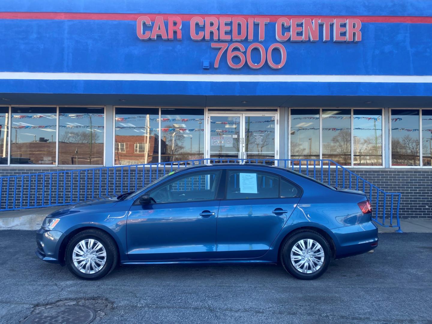 2016 BLUE Volkswagen Jetta 1.4T S 6A (3VW267AJ3GM) with an 1.4L L4 DOHC 20V engine, 6A transmission, located at 7600 S Western Ave., Chicago, IL, 60620, (773) 918-3980, 0.000000, 0.000000 - Photo#0